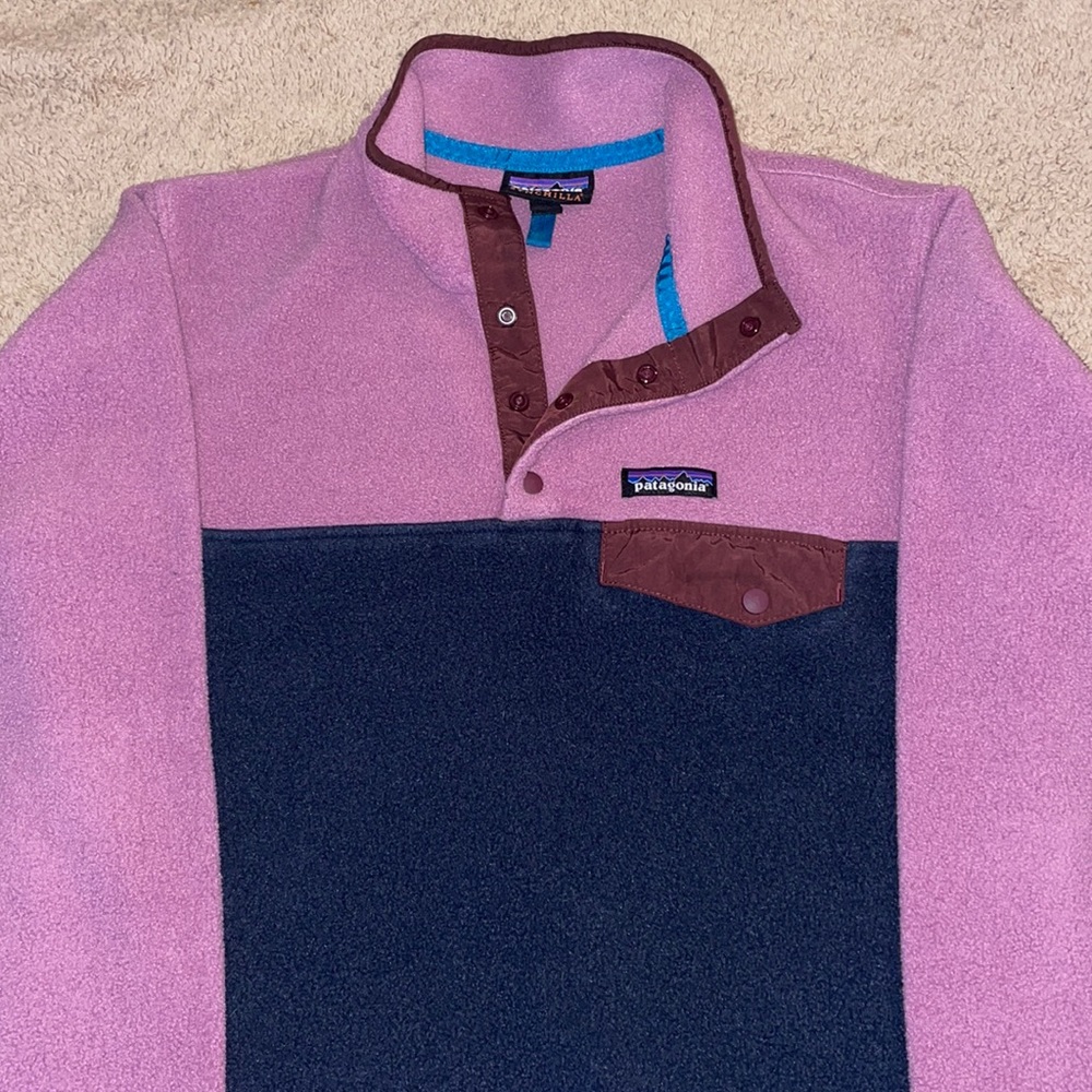 Patagonia synchilla quarter button up sweater